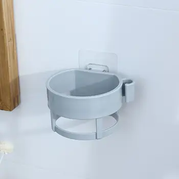 ไดร์เป่าเล็บรูปตัว H แบบไม่เจาะชั้นวางของ H ไดร์เป่าเล็บแขวนติดผนังแบบแขวนไดร์เป่าเล็บในห้องน้ำ 1