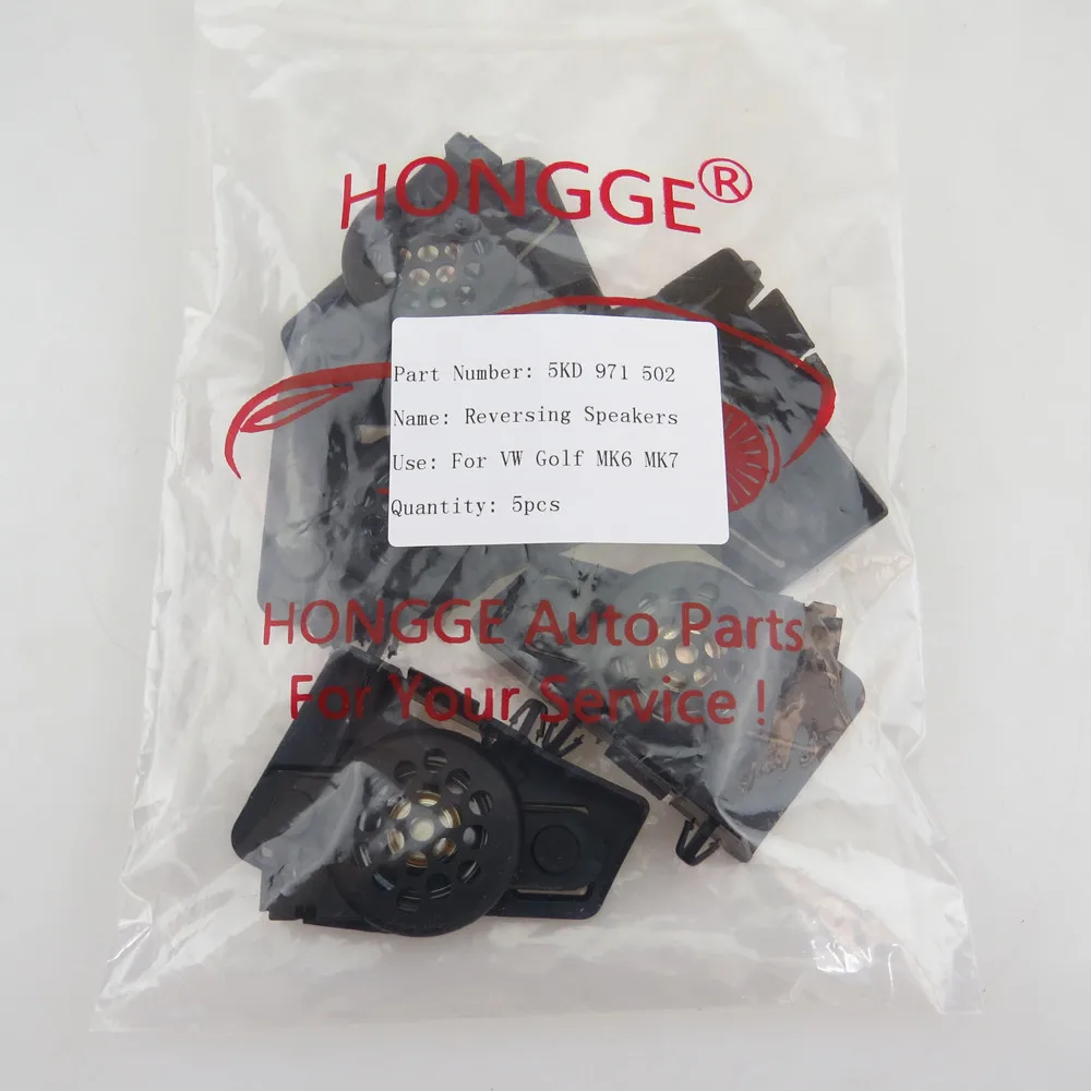 HONGGE Reversing Radar Speakers Warning Signal Buzzer for VW Golf MK6 MK7 Passat 3C CC Touran Caddy Polo EOS Scirocco 5KD971502