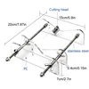 Glass Bottle Cutter, Fixm Square & Round Bottle Cutting Machine, Wine Bottles and Beer Bottles Cutter Tool Accessories Tool Kit 2