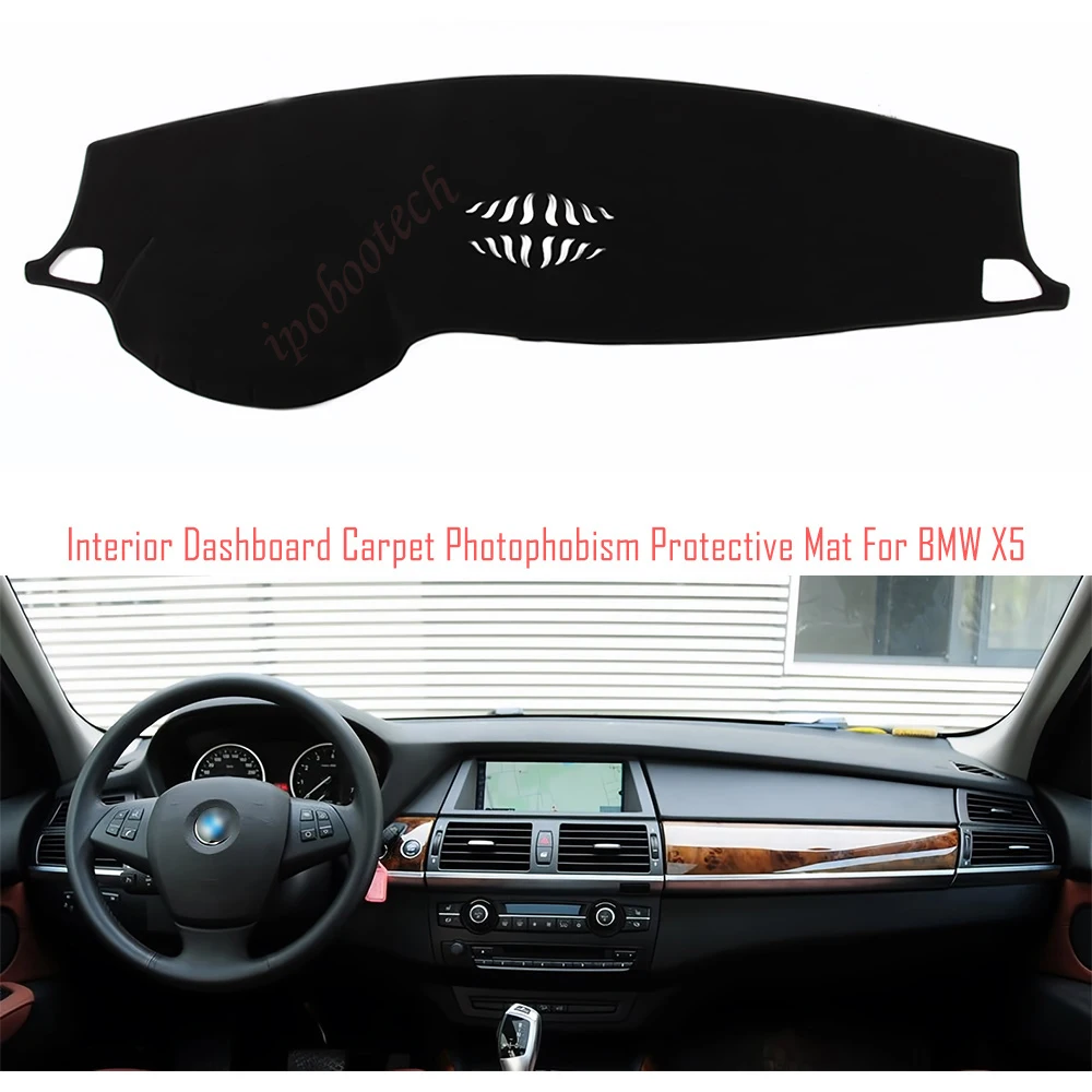 

Interior Dashboard Carpet Photophobism Protective Pad Mat For BMW X5