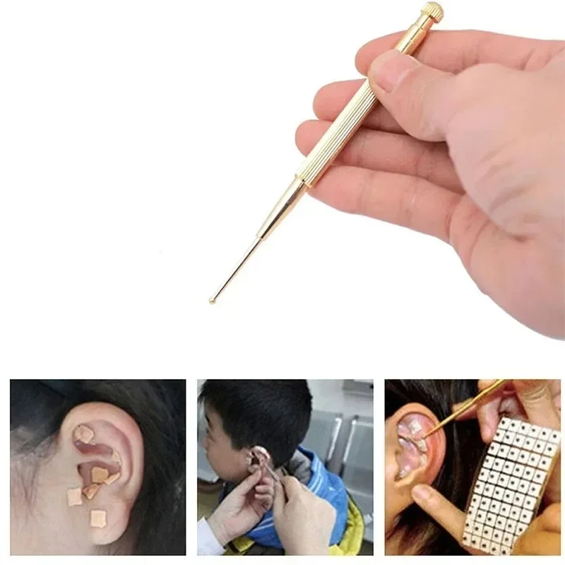 600Pcs/Bag Ear Acupuncture Massage Therapy Needle Patch Seeds Sticker Auricular Auriculotherapy Vaccaria
