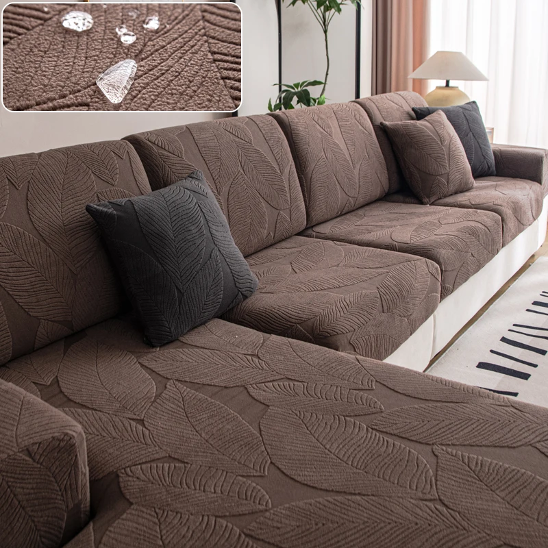 thumbnail image 1 of Funda de sofá Convertible impermeable, cubierta de asiento de sofá elástica ajustable, 1, 2, 3, 4 asientos, sofá seccional l para sala de estar, 1 of 5
