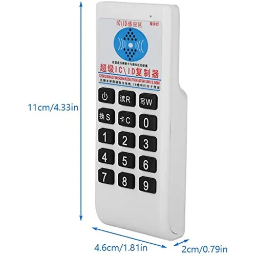 RFID 복사기 복제기, 125KHz 13.56MHz 카드 리더, 라이터 복제기, IC ID 액세스 제어 카드, EM4305 T5577 NFC UID 칩 태그 포함 4
