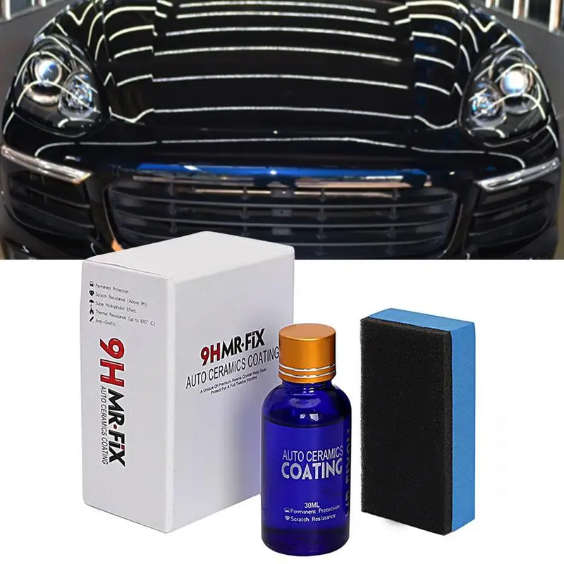 30ML Ceramic Car Coating Polysiloxane Glass Coating Super Hydrophobic Liquid Anti-Corrosion Car Polish Agent For Auto Truck