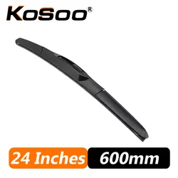 KOSOO Universal Hybrid Windshield Wiper Blade - RIGHT HAND DRIVER (24 inches 600mm)