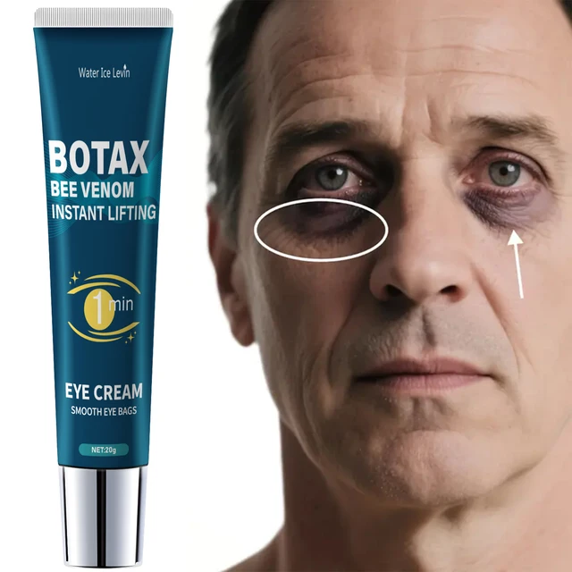 Gel raffermissant pour les yeux, estompe les ridules, contient la caféine, le rétinol et l'acide hyaluronique, hydrate et raffermit la peau, sans alcool 1