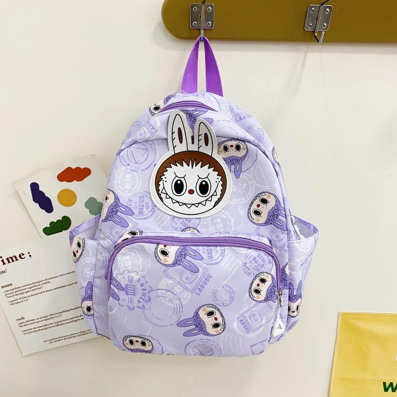 Labubu Lightweight Cartoon Anime Schoolbag – Durable, Water-Resistant Backpack for Travel & Daily Use 4