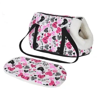 Sac à Dos Portable pour Petits Chiens et Chats, Sacoche de Transport pour Chiens, Yorkshire, Chiot, Sourire, Hiver, PDPPet, Voyage 3