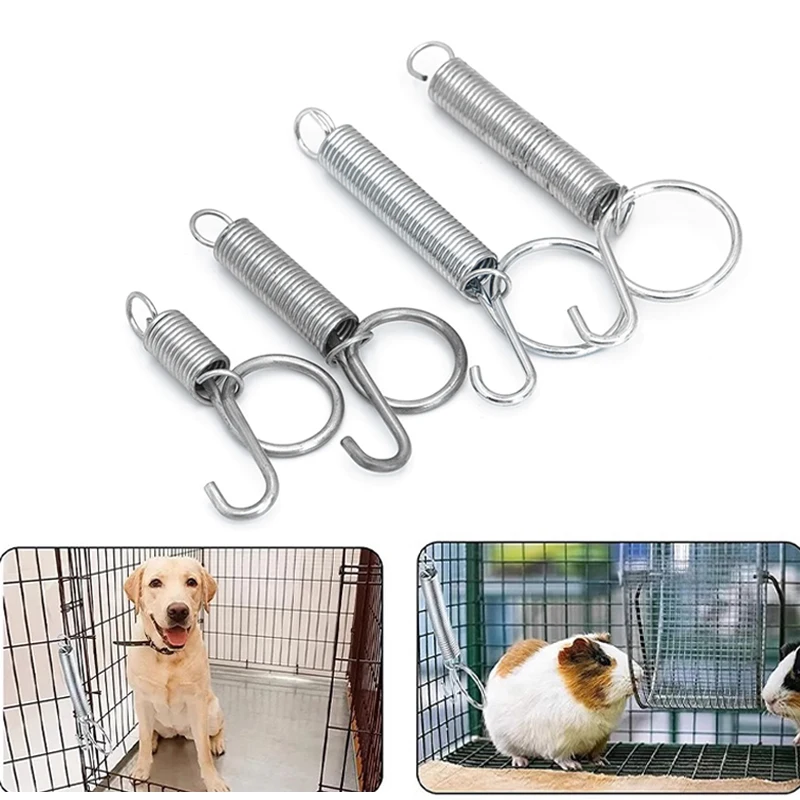 48PcsMultipurposeSpringAnimalCageLatchesLockSpringRabbitCage