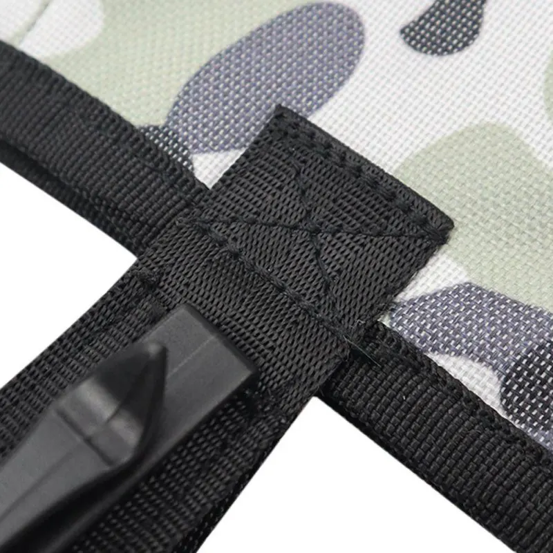 Dog Feed Waist Bag Pet Outdoor Hands Free Training Portable Toys Food Poop Bag Camouflage Pattern Waterproof Cloth Bag