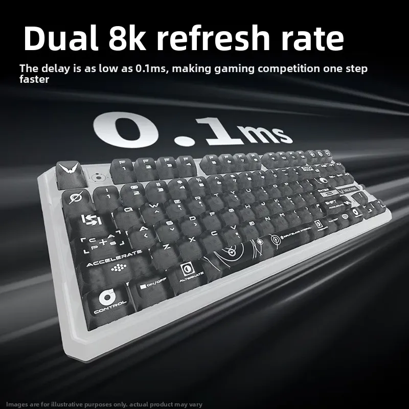 VALKYRIE VK87 V2 Max 기계식 키보드 다차원 조명 디자인 듀얼 8k 저지연 래피드 트리거 게이밍 키보드