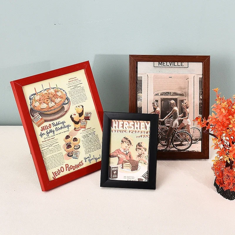 Photo Frame Acrylic Display Holder Acrylic Photo Frame Wall Picture Creative Paintings Photo Display Stand Room Decor Desktop Ornament