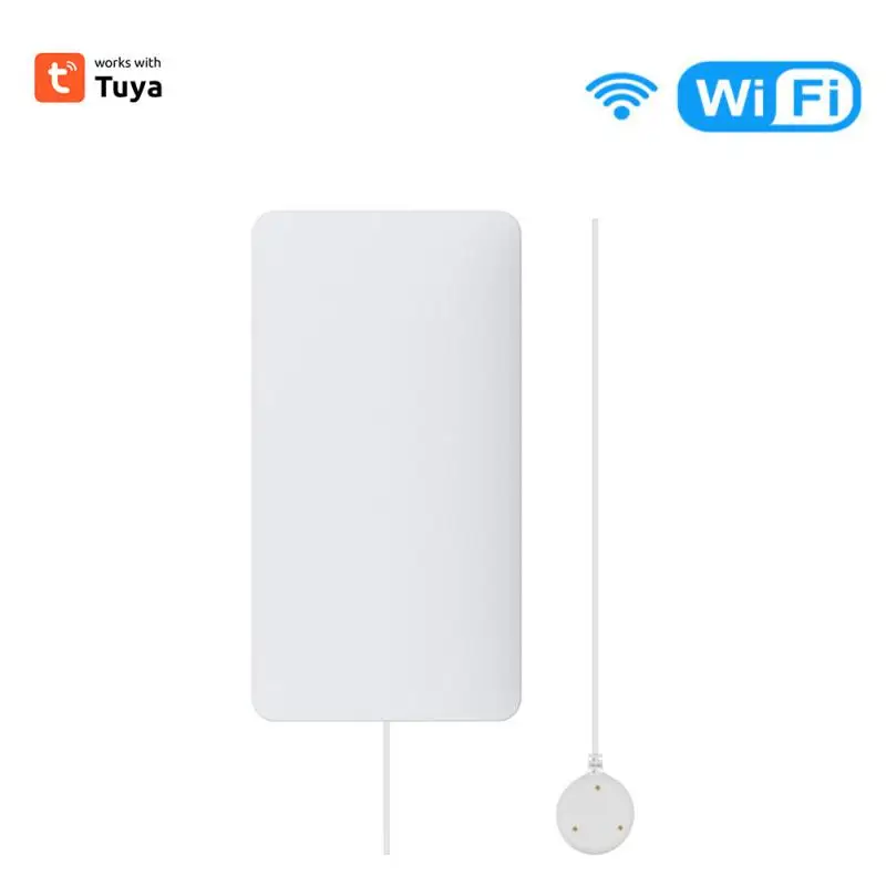 

Датчик утечки воды Tuya Smart Home, детектор утечки воды, работает с Tuya Hub