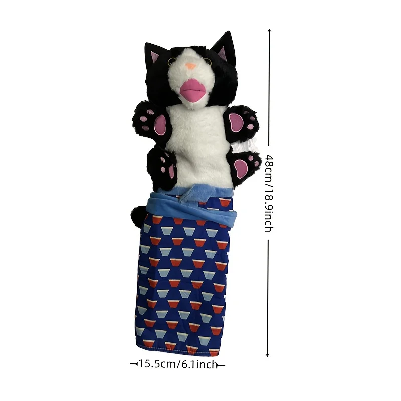 Plush Poseable Limbs Puppet Toy for Interactive Indoor Play