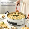 220V Stainless Steel Electric Pancake Machine Pizza Electric Frying Baking Pan Household Crepe Maker 5