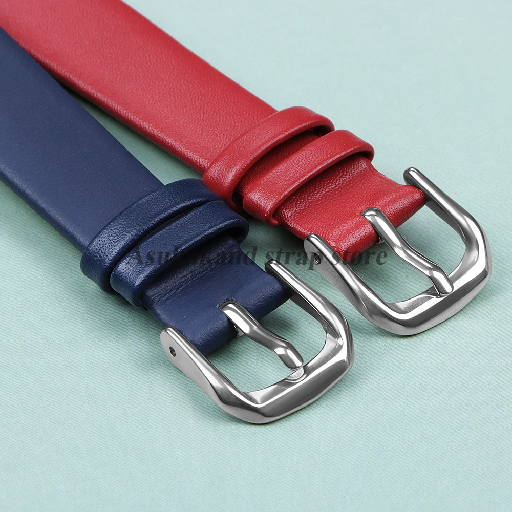 Vintage Cowhide Leather Bracelet-Style Ultra Thin Watchstrap
