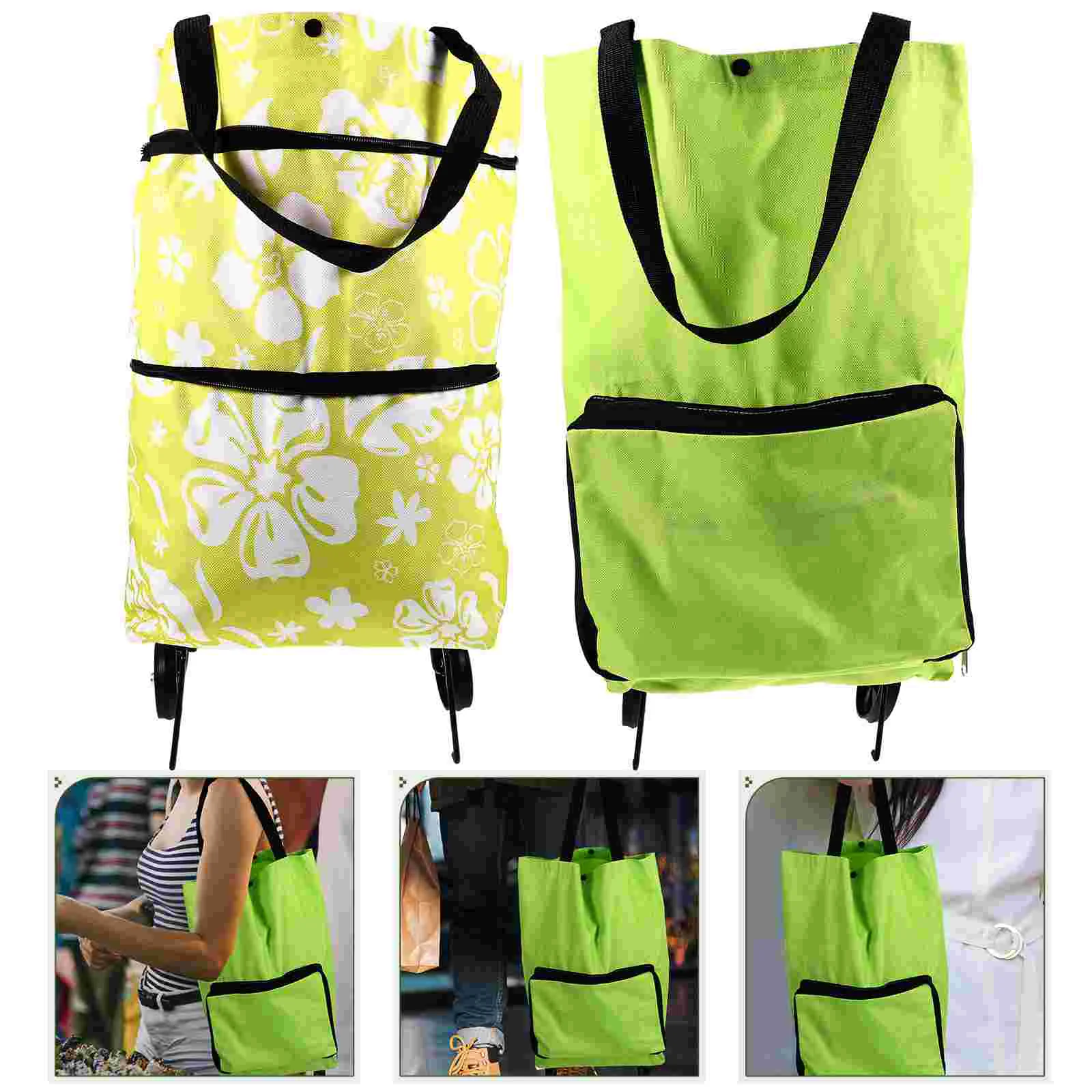 

2 шт., складные сумки-тележки для покупок