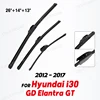 Wiper Front & Rear Wiper Blades Set For Hyundai i30 GD Elantra GT 2012 - 2017 Windshield Windscreen Window 26"+14"+13" 1