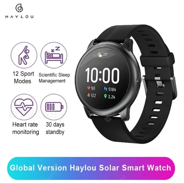 Relogio Smartwatch Xiaomi Haylou Solar LS05 - DAZUC