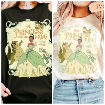 Vintage Disney Trendy Casual Princess Tiana T-shirt Tiana Princess Scented Tea Cake Honey Princess and Frog T-shirt Disneyland 1