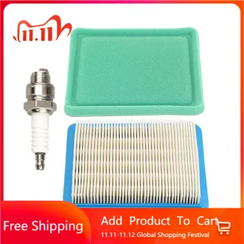 Briggs & Stratton 491588 491588S 5043A 5043D 5043H 5043K 교체 도구 용 에어 필터 프리필터 스파크 플러그 키트, 정원 필터