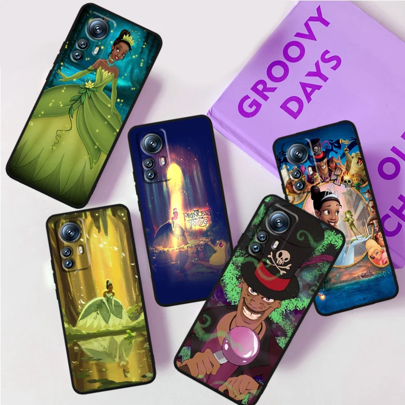 

The Princess And The Frog For Xiaomi Mi 13 12T 12 11T 11i 11 A3 10T 10 CC9E 9 Pro Lite Ultra 5G Black Phone Case