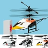 2 Channel RC Helicopter USB Rechargable Remote Control Aircraft Drone Model with LED Light Mini Helicopter for Kids Toys 1