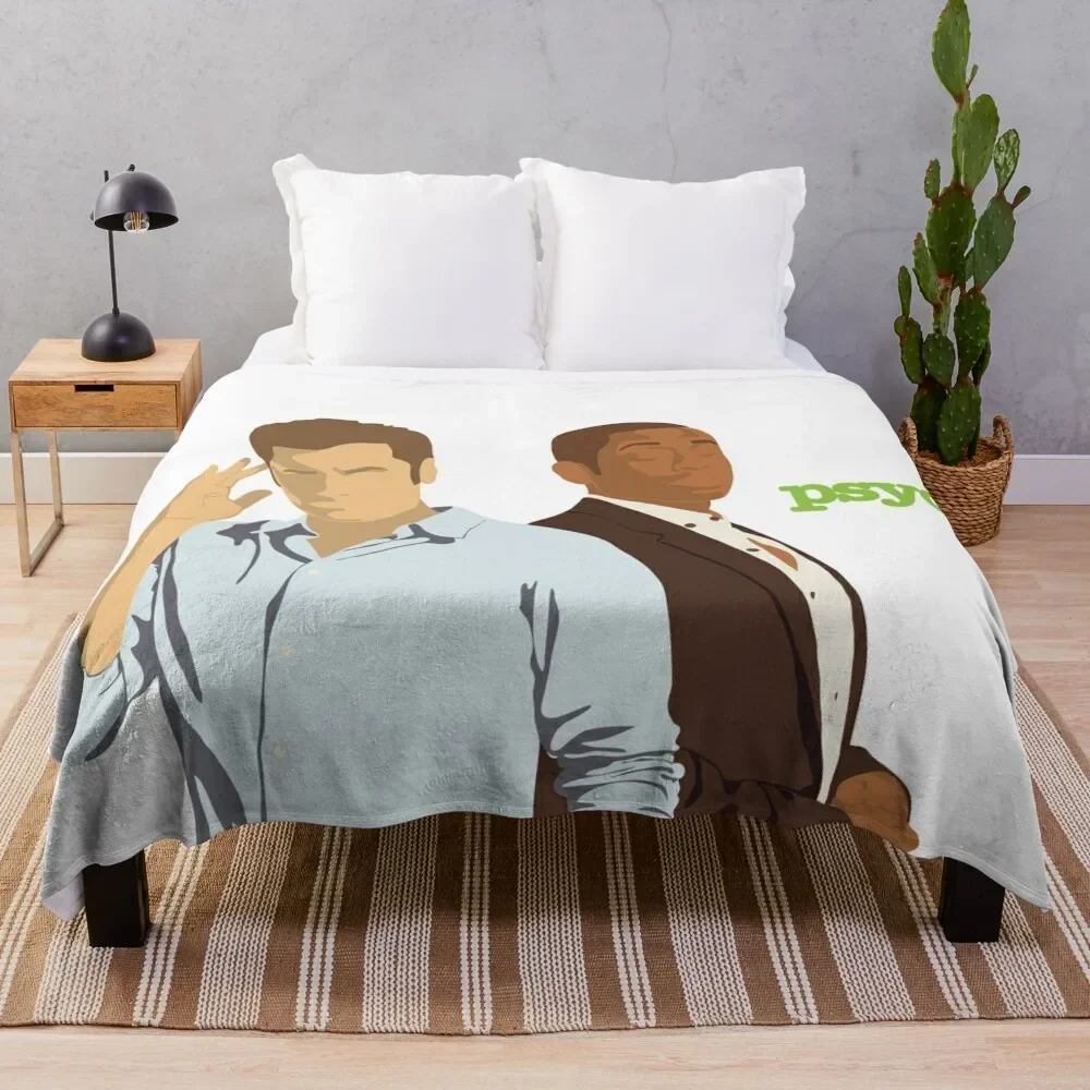 

Psych TV- Shawn And Gus Throw Blanket Sofa Throw Warm Sleeping Bag Blankets