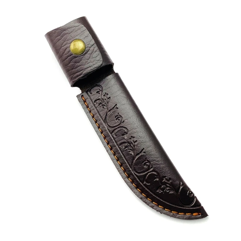 

Leathers Sheath Belt Pocket Knife Holder for Outdoor Camping, BBQ, Hunting Drop shipping