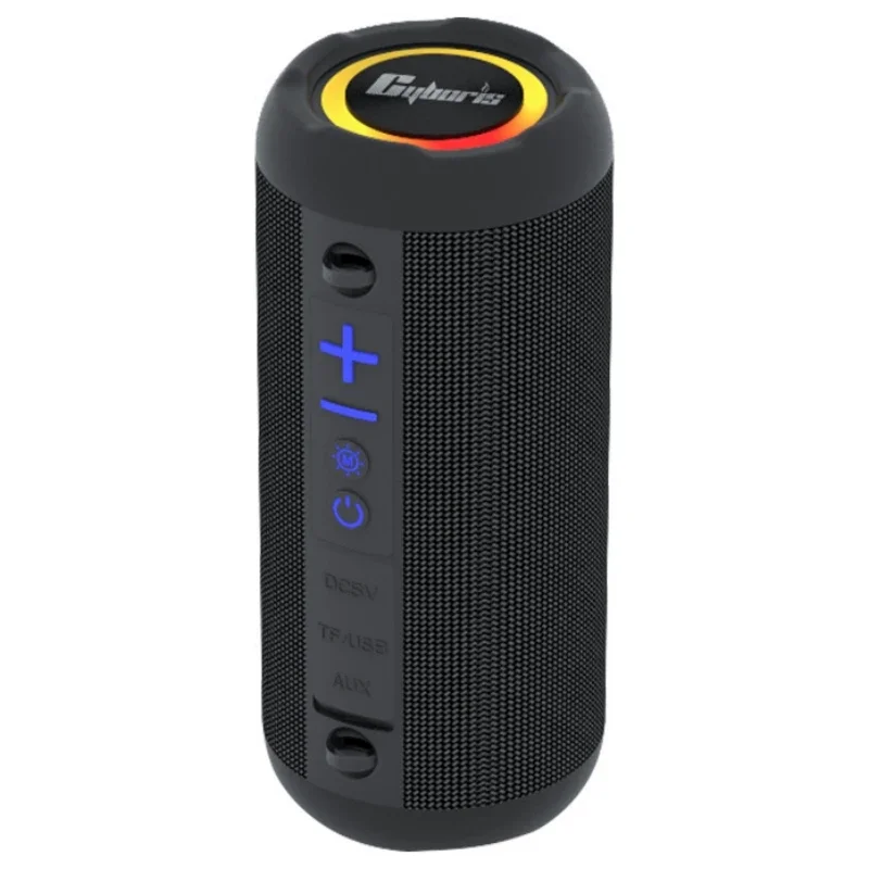 Cyboris S9 Wireless Speakers 30W IPX6 Waterproof Outdoor Portable Speaker with Loud Stereo Sound, Deep Bass, RGB Lights, TWS