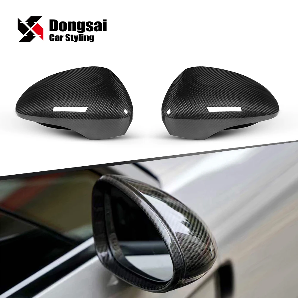 

Hot Sale Dry Carbon Carbon Fiber Mirror Cover For Porsche panamera Applicable Models 971 Year 2017-2021