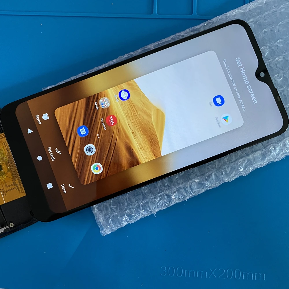 klyeu vetro temperato per Alcatel 1S 2020, schermo protettore pellicola protettiva pellicola blindata trasparente HD 9H pellicola protettiva Compatibile per Alcatel 1S 2020 3 Pezzi
