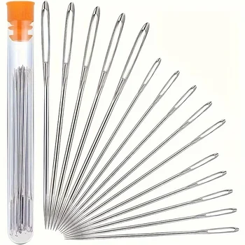 15PCS Large Eye Needles 1
