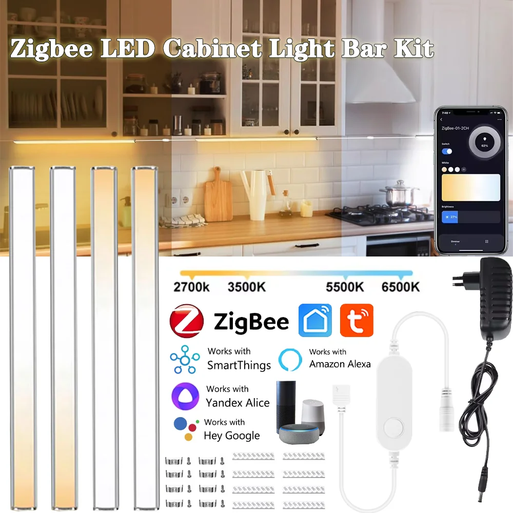 30 cm Tuya WiFi CCT LED lampe encastrée lampe cuisine barre