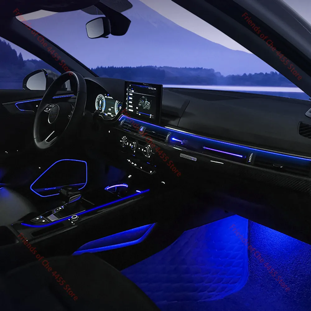 32 Colors Ambient Light For Audi A4 B9 A5 2017 2018 2019 2020 2021 2022 Car Atmosphere Light Door Contour Lights - Interior Mouldings - AliExpress
