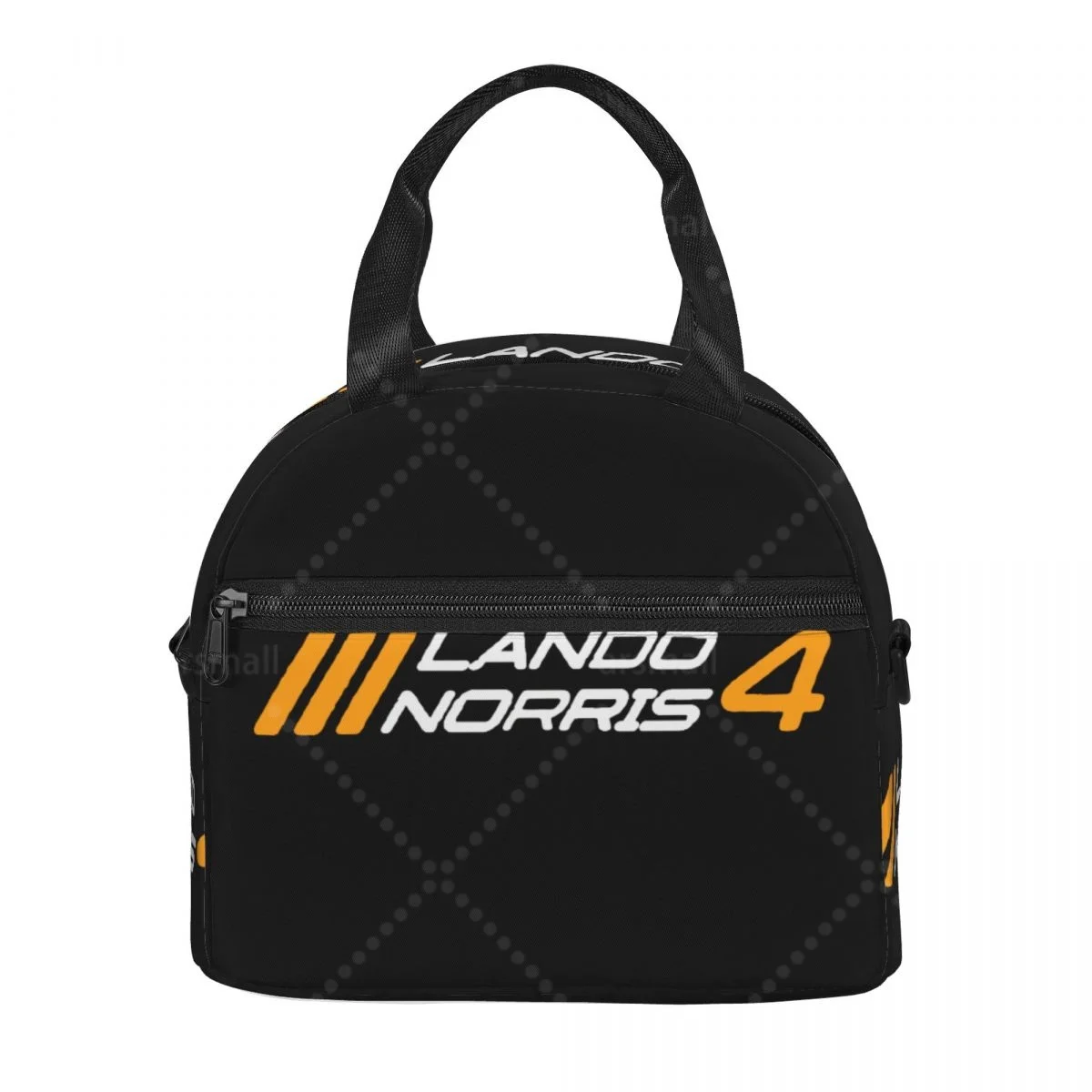 Lando Norris 4 도시락 상자 조절 가능한 어깨 끈이 있는 휴대용 재사용 가능한 쿨러 점심 토트 백