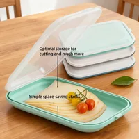 Compartiments de rangement pour réfrigérateur en 4 couleurs pour fruits et légumes, boîtes d'emballage réutilisables pour aliments et viande congelée 5