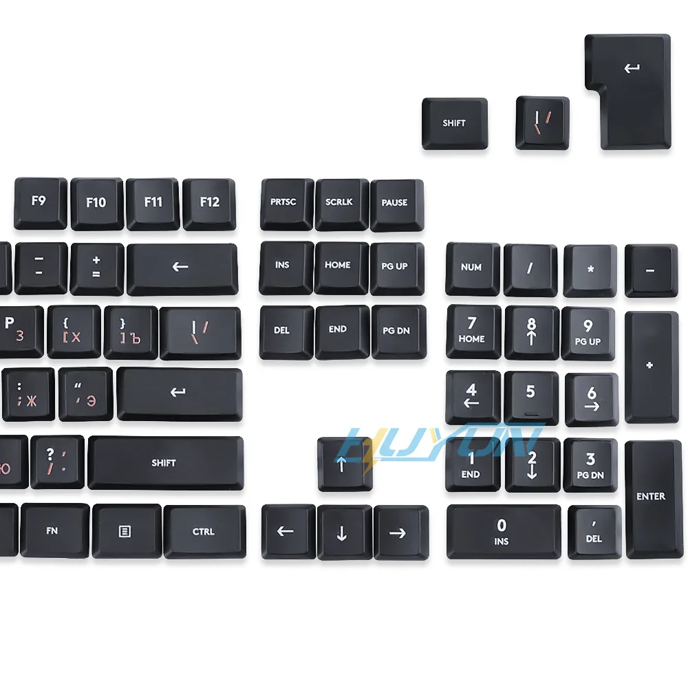 Logit.ech G813/G815/G913/G915 러시아어용 풀 세트 키보드 교체 키캡