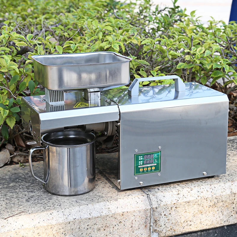 Oil Press Machine STYMAI Household Small Oil Press Seed Oil Extractor Rapeseed Peanut Olive Vegetable Press Cold Hot Making Machine