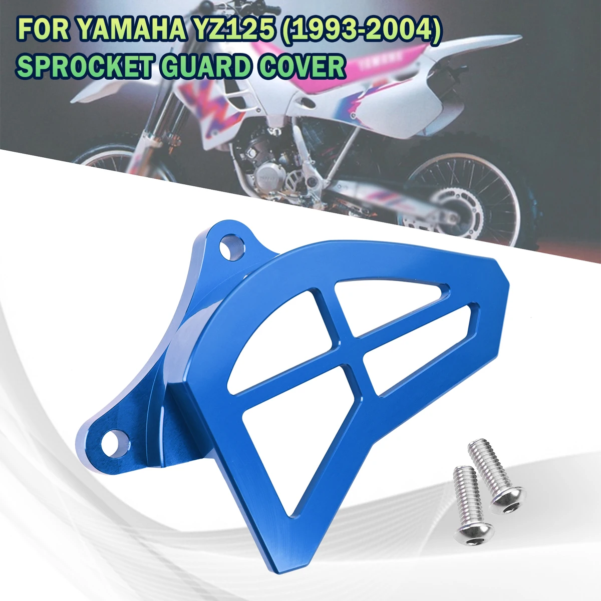 

Защитная крышка для звездочек для Yamaha YZ125 1993-2004, аксессуары, кожух цепи, кожух для мотоциклов, модификация, декоративные детали, Лидер продаж