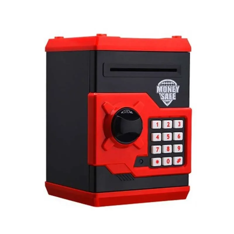 Creative Automatic Money Box Password Safe Deposit Box ATM Machine Children's Toy Savings Bank of China Origin