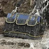 Multifunctional Tool Bags 1680D Oxford Cloth Electrician Bags Waterproof and Wear-Resistant High Capacity Storage Bags 4