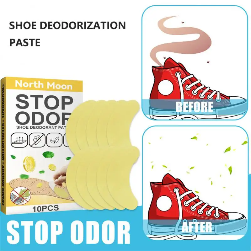 Shoes Odor Remover Deodorant Patch Lemon Athlete's Foot Soothing Insole Stickers Antibacterial Antiperspirant Foot Care deodorant sachet bags