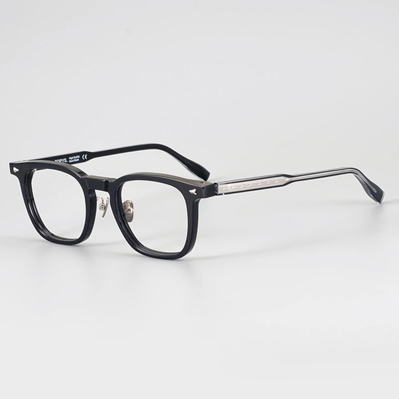 

Vintage Acetate Square Glasses Frame for Men Women Optical Myopia Prescription Eyeglasses Full Rim Anti Blue Light Spectacles