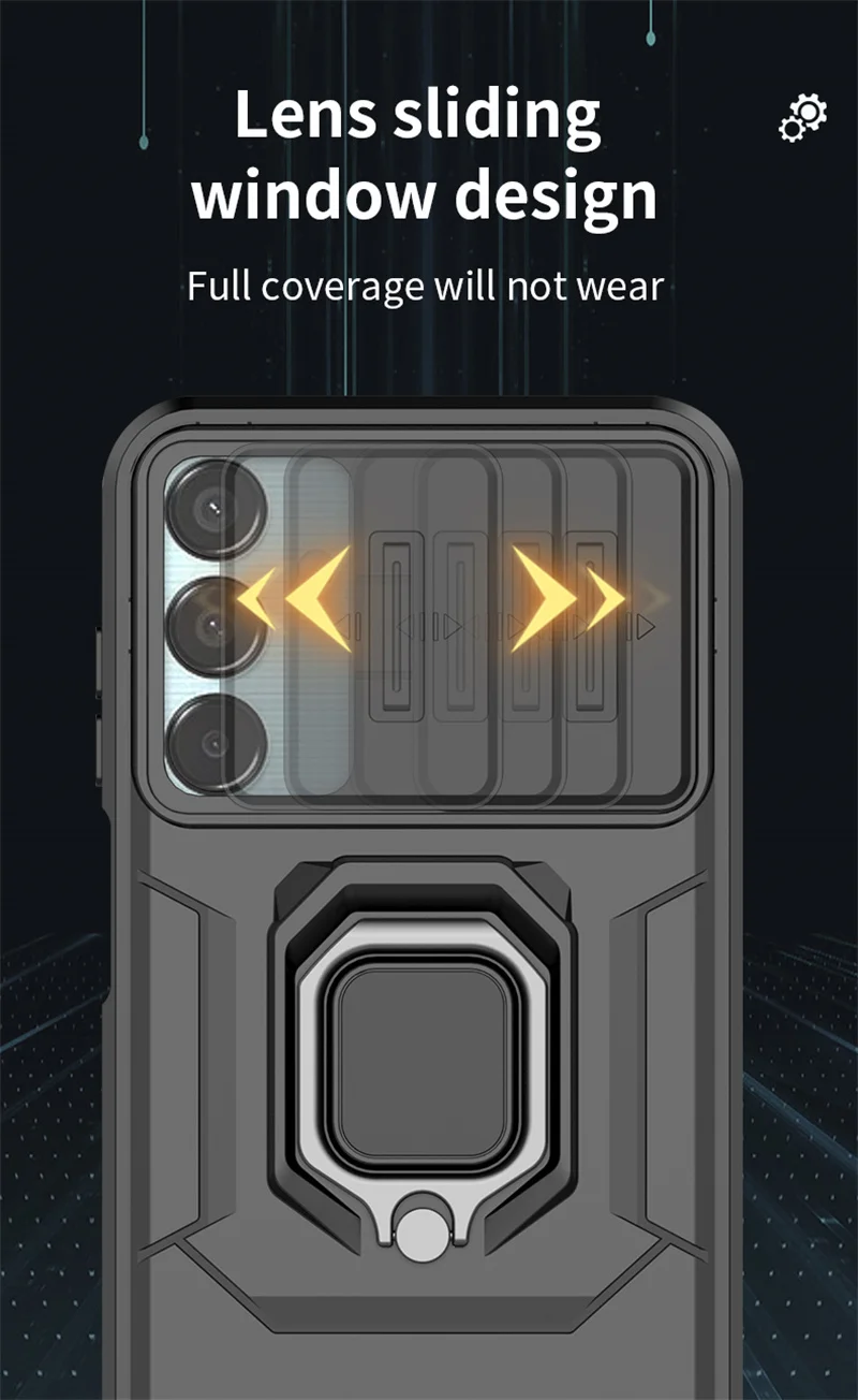 Schutzhülle Für Samsung Galaxy Mit Magnetischem Ringhalter_voghion.com