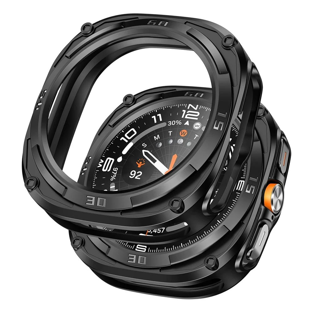ScreenprotectorforSamsungGalaxyWatchUltraCase47mmAccessoriesHardPCFrameProtective