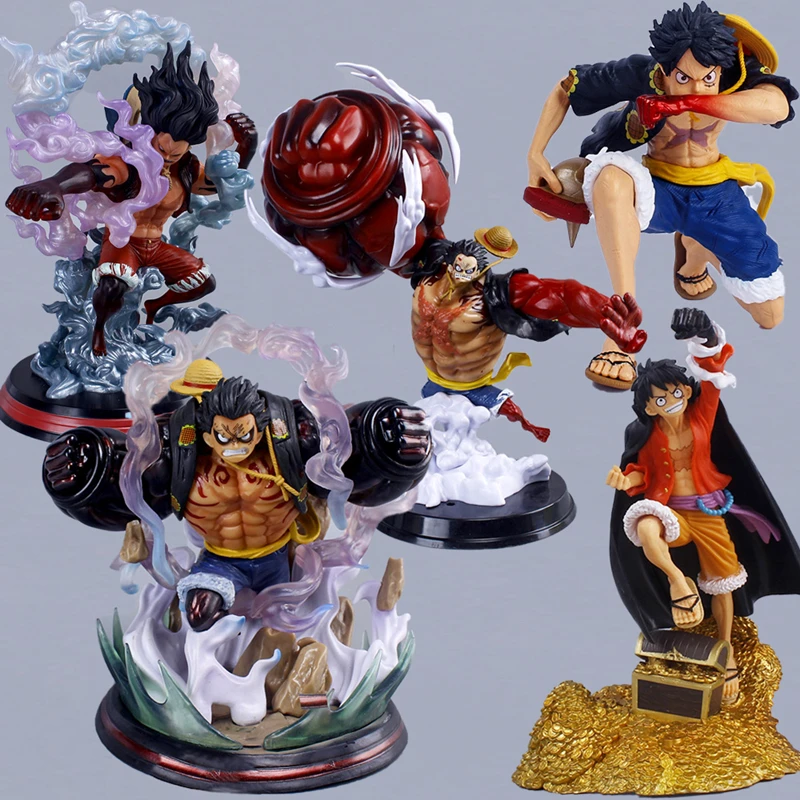 One Piece GK Anime Action Figure Wano Gear 4 Monkey D Luffy Figma Figurine  26cm PVC Model Snake Man Desktop StatueToys Kid