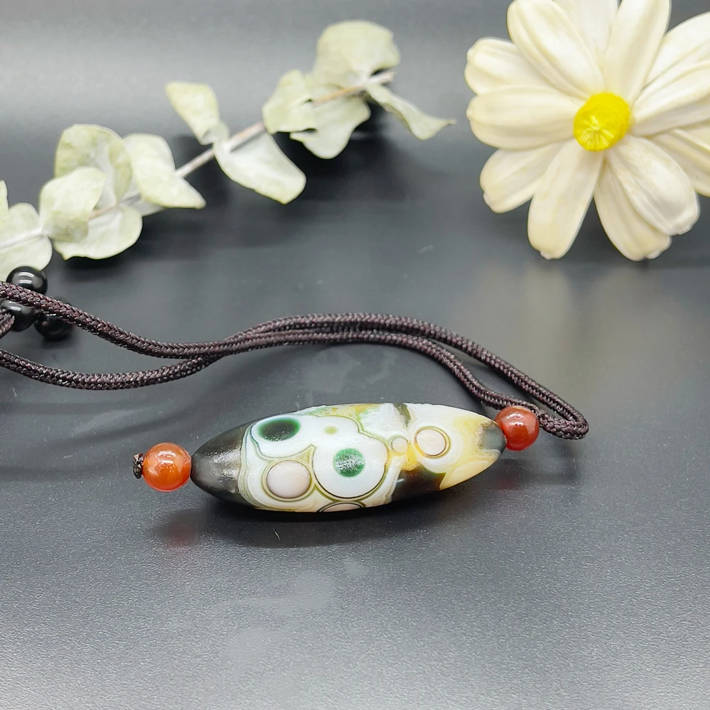 

Natural Gemstone Wishing Agate Necklace Pendant Coarse Stone Natural Mineral Stone Jewelry Pendant DIY Home Decoration SS01-41