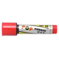 Waterproof Graffiti & Sketching Marker Pen - Permanent Ink, 20mm Nib (Red)