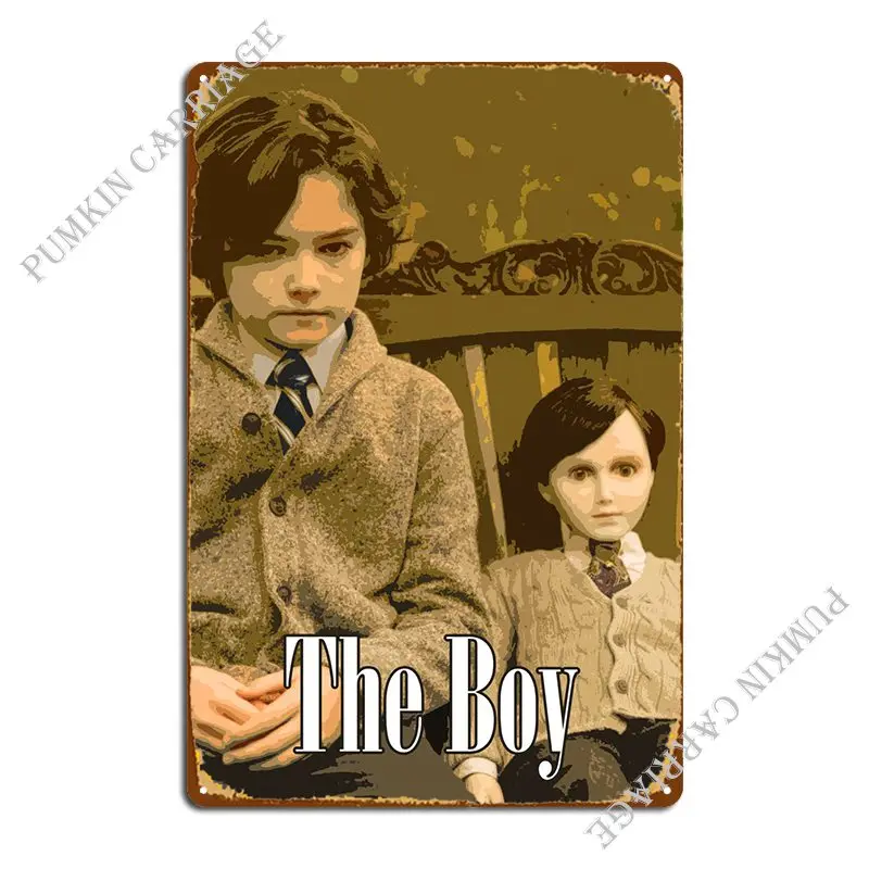 

Мальчик плакат ужас 2 металлический знак Настенный декор на заказ бар пещера дом настроить жестяной знак плакат